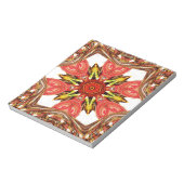 ドードルフローラアートプリント ノートパッド (回転)