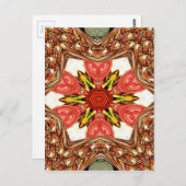 ドードルフローラアートプリント ポストカード (正面/裏面)