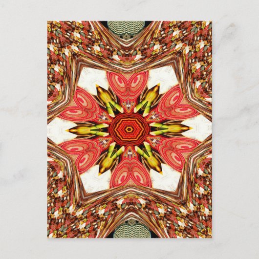 ドードルフローラアートプリント ポストカード (正面)