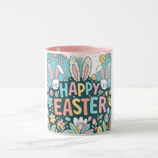 ドードルフローラハッピーイースターブニーズ マグカップ (中央)