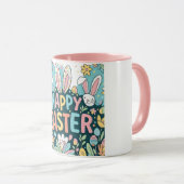 ドードルフローラハッピーイースターブニーズ マグカップ (正面右)