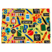 ドードルプレスクール先生グッドエンド・オブ・イヤーTeac ラージペーパーバッグ (正面)