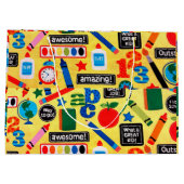 ドードルプレスクール先生グッドエンド・オブ・イヤーTeac ラージペーパーバッグ (裏面)