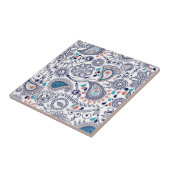 ドードルペイズリーパターン タイル (側面)