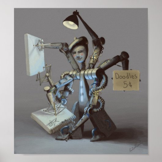 ドードルボットプリント ポスター (正面)