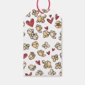 ドードルポコーンバレンタインラベル ギフトタグ (裏面)