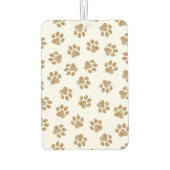 ドードルポーズ、ドッグポーズ、オレンジ色の金ゴールドポーズ カーエアーフレッシュナー (裏面)