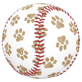 ドードルポーズ、ドッグポーズ、オレンジ色の金ゴールドポーズ ソフトボール