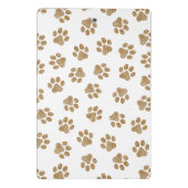 ドードルポーズ、ドッグポーズ、オレンジ色の金ゴールドポーズ ミニクリップボード (裏面)