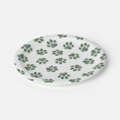 ドードルポーズ、ドッグポーズ、グリーンポーズ ペーパープレート (アングル)