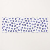 ドードルポーズ、ドッグポーズ、ネイビーブルーポーズ ヨガマット (正面(横))