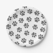 ドードルポーズ、ドッグポーズ、ブラックポーズ ペーパープレート (正面)