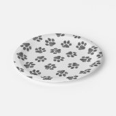 ドードルポーズ、ドッグポーズ、ブラックポーズ ペーパープレート (アングル)