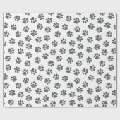 ドードルポーズ、ドッグポーズ、ブラックポーズ ラッピングペーパー (フラット)