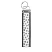 ドードルポーズ、ドッグポーズ、ブラックポーズ リストバンドキーホルダー (鍵トップ)