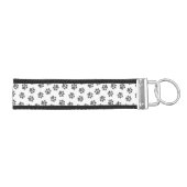 ドードルポーズ、ドッグポーズ、ブラックポーズ リストバンドキーホルダー (鍵右)