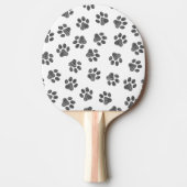 ドードルポーズ、ドッグポーズ、ブラックポーズ 卓球ラケット (正面)