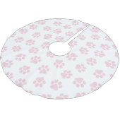 ドードルポーズ、ドッグポーズ、ベビーピンクポーズ ブラッシュドポリエステルツリースカート (アングル)