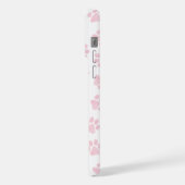 ドードルポーズ、ドッグポーズ、ベビーピンクポーズ iPhoneケース (左側面)