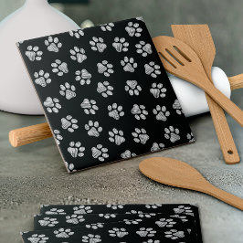 ドードルポーズ、ドッグポーズ、白いポーズ タイル