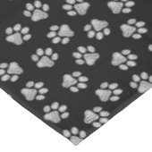 ドードルポーズ、ドッグポーズ、白いポーズ テーブルクロス (アングル)