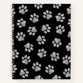 ドードルポーズ、ドッグポーズ、白いポーズ ノートブック (正面)