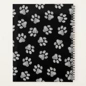 ドードルポーズ、ドッグポーズ、白いポーズ プランナー手帳 (裏面)