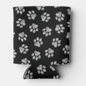 ドードルポーズ、ドッグポーズ、白いポーズ 缶クーラー (正面)