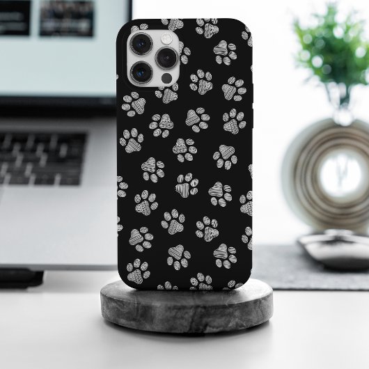 ドードルポーズ、ドッグポーズ、白いポーズ Case-Mate iPhoneケース