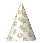 ドードルポーズ、ドッグポーズ、金ゴールドポーズ パーティーハット (裏面)