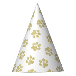 ドードルポーズ、ドッグポーズ、金ゴールドポーズ パーティーハット