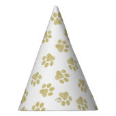 ドードルポーズ、ドッグポーズ、金ゴールドポーズ パーティーハット (右)