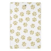 ドードルポーズ、ドッグポーズ、金ゴールドポーズ ミニクリップボード (裏面)