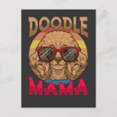 ドードルママ犬のオーナーゴールデンドル恋人 ポストカード (正面)