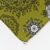 ドードルマンデラスオングリーンカーテン フリースブランケット (角)