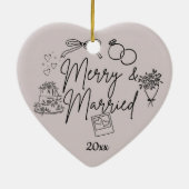 ドードルメリーと結婚した セラミックオーナメント (裏面)