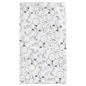 ドードルモダンバルーンとハートハッピーバースデー スモールペーパーバッグ (裏面)