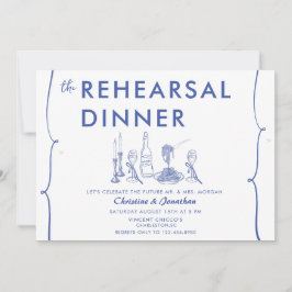 ドードルモダンー | 食イタリアン品 | リハーサルディナー 招待状