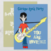 ドードルロッカー招待状テンプレート 招待状 (正面/裏面)