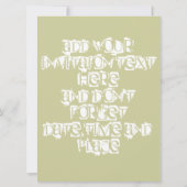 ドードルロッカー招待状テンプレート 招待状 (裏面)