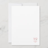 ドードルロビンズゴールデンツリークリスマスカード サンキューカード (裏面)