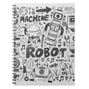 ドードルロボットイラストレータースケッチ ノートブック