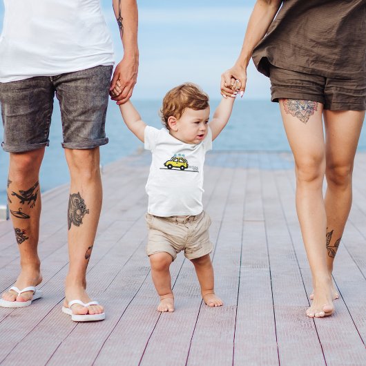 ドードルヴィンテージカー ベビーTシャツ