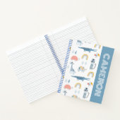 ドードル動物のおもしろいパターン ノートブック (内部)