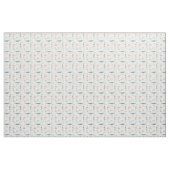 ドードル動物のおもしろいパターン ファブリック (ヤード)