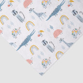 ドードル動物のおもしろいパターン 薄葉紙 (詳細)