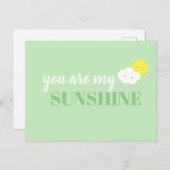 ドードル君は私のサンシャイングリーン葉書だ ポストカード (正面/裏面)