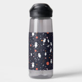 ドードル宇宙飛行士パターン ウォーターボトル (背面)