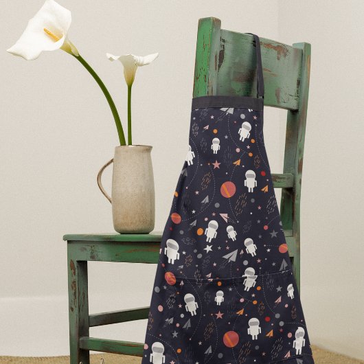 ドードル宇宙飛行士パターン エプロン