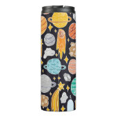 ドードル宇宙:手描きヴィンテージコスモス。 タンブラー (裏面)